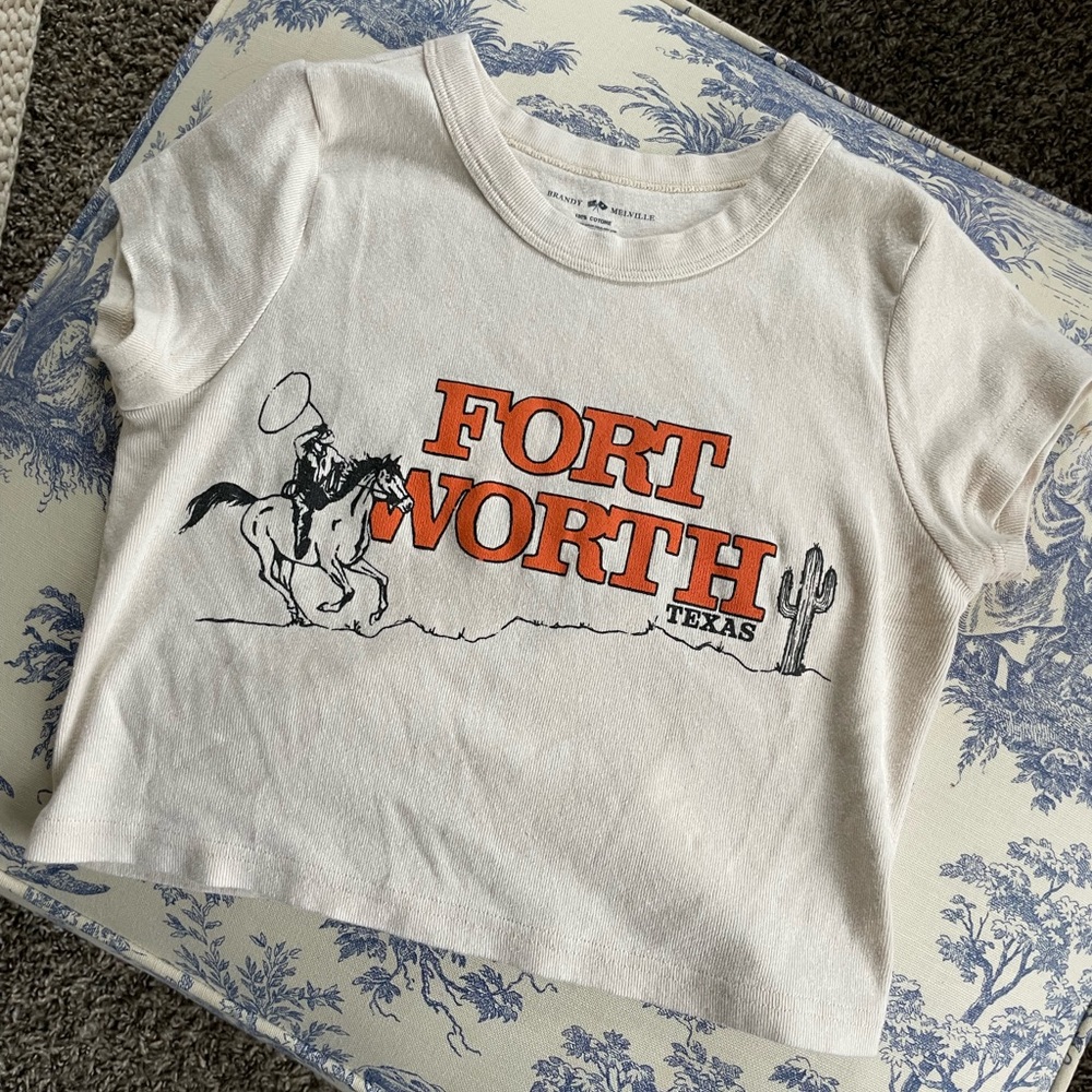 Brandy Melville Fort Worth baby tee